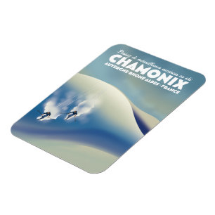 Magnet Flexible Chamonix - Auvergne-Rhône-Alpes France affiche de