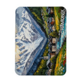 Magnet Flexible Chamonix France Mont Blanc (Vertical)