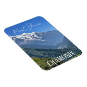 Magnet Flexible Chamonix, Mont-Blanc, Alpes françaises, Aimant d'é (Côté Droit)
