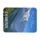 Magnet Flexible Chamonix, Mont-Blanc, Alpes françaises, Aimant d'é (Horizontal)