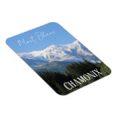 Magnet Flexible Chamonix, Mont Blanc, Alpes françaises, été (Côté Droit)