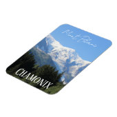 Magnet Flexible Chamonix, Mont Blanc, Alpes françaises, été (Côté Gauche)