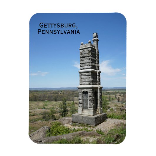Magnet Flexible Champ de bataille de Gettysburg (Vertical)