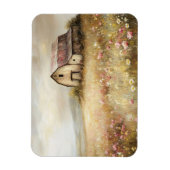 Magnet Flexible Champ de Fleur sauvage rustique blanc de grange fl (Vertical)