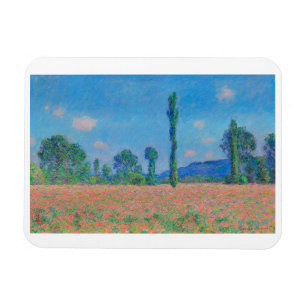 MAGNET FLEXIBLE "CHAMP POPPY. GIVERNY" PAR CLAUDE MONET
