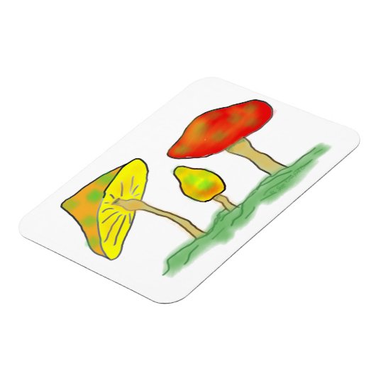 Magnet Flexible Champignons (Côté Gauche)