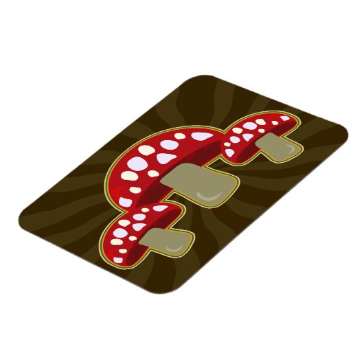 Magnet Flexible Champignons funky Champignons (Côté Gauche)