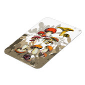 Magnet Flexible champignons sauvages (Côté Gauche)