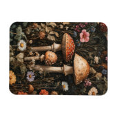 Magnet Flexible Champignons Whimsical et Fleurs sauvages Flexible (Horizontal)