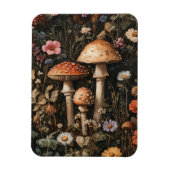 Magnet Flexible Champignons Whimsical et Fleurs sauvages Flexible (Vertical)