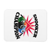 Magnet Flexible Champion de snooker (Horizontal)