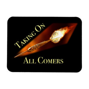 Magnet Flexible Champion des fléchettes sur tous les arrivants