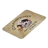 Magnet Flexible Championnat de bol de l'Université de Beringia Puq (Côté Gauche)