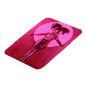 Magnet Flexible Championnat du monde de football 1922 - rose (Côté Gauche)