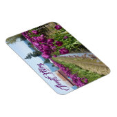 Magnet Flexible Champs de tulipe (pourpre) et grange (vallée de Sk (Côté Droit)