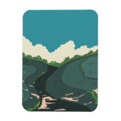 Magnet Flexible Champs japonais (Vertical)