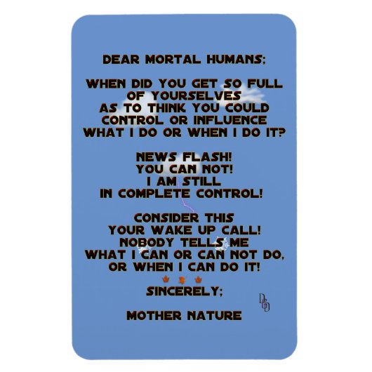 Magnet Flexible Changement climatique (Vertical)