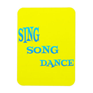 Magnet Flexible Chanson Danse Art flexi aimant