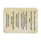 Magnet Flexible Chanson de Salomon (Horizontal)