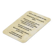 Magnet Flexible Chanson de Salomon (Côté Gauche)