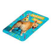 Magnet Flexible Chapeau d'anniversaire Corgi Butt (Côté Gauche)