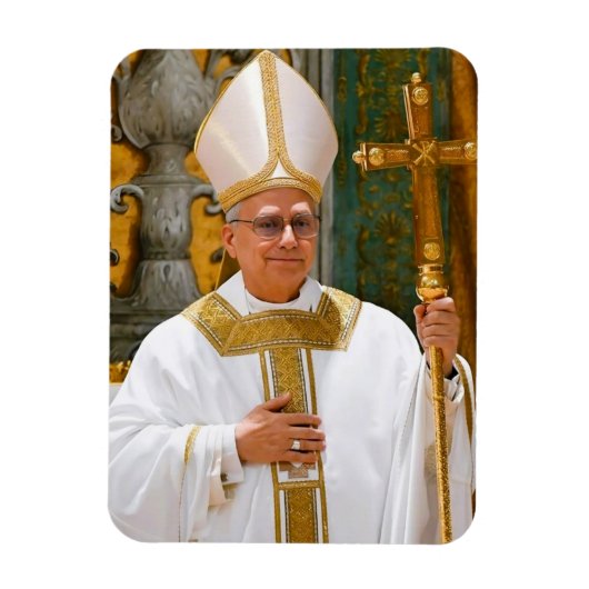 Magnet Flexible Chapelle Sixtine du Pape Leo XIV (Vertical)