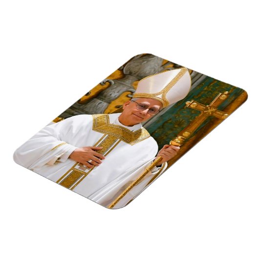 Magnet Flexible Chapelle Sixtine du Pape Leo XIV (Côté Gauche)