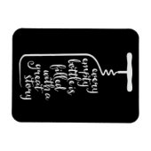 Magnet Flexible chaque bouteille vide est remplie d'une grande his (Horizontal)