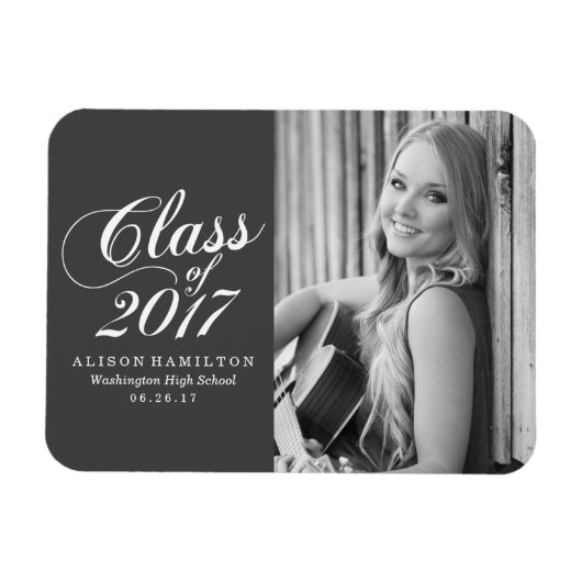Magnet Flexible Charbon moderne | Graduation (Horizontal)
