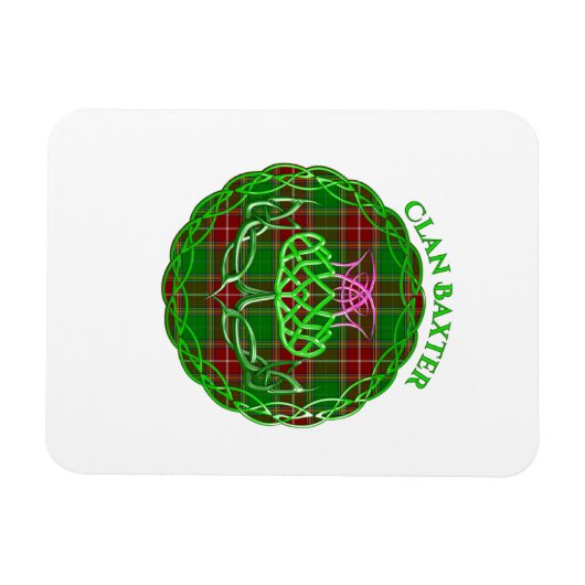 Magnet Flexible Chardon celtique écossais Baxter (Horizontal)