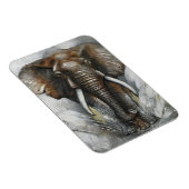 Magnet Flexible Chargement des éléphants africains  (Côté Droit)
