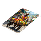 Magnet Flexible chariot à pousser jamaïcain (Côté Gauche)