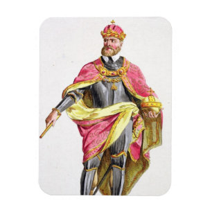 Magnet Flexible Charles V (1500-58) de 'DES Estampes de Receuil,