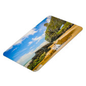 Magnet Flexible Charme côtier : Downhill Beach et train (Côté Gauche)