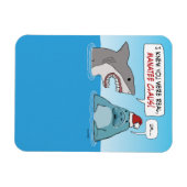 Magnet Flexible Charny Shark et Manatee Claus Noël (Horizontal)