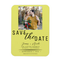 Chartreuse Photo de mariage Enregistrer la date