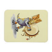 Magnet Flexible Chasmosaurus Dansant Un Rituel De Shaman (Horizontal)