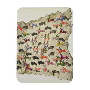 Magnet Flexible Chasse de Buffalo (colorant sur l'élan-peau)