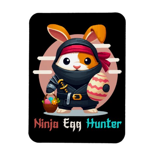 Magnet Flexible Chasseur d'oeufs Ninja (Vertical)