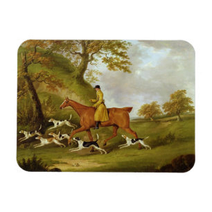 Magnet Flexible Chasseur et chiens, 1809 (huile sur la toile)