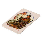 Magnet Flexible Chasseur et espagnol (Côté Gauche)