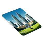 Magnet Flexible Chat à Kuala Lumpur Malaisie (Côté Droit)