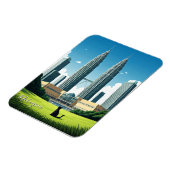 Magnet Flexible Chat à Kuala Lumpur Malaisie (Côté Gauche)