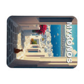 Magnet Flexible Chat à Mykonos Grèce Cyclades Voyage (Horizontal)