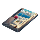 Magnet Flexible Chat à Mykonos Grèce Cyclades Voyage (Côté Gauche)