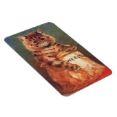 Magnet Flexible Chat aux douceurs mélangées par Louis Wain (Côté Droit)