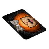 Magnet Flexible Chat Avec Cheveux Citrouilles (Côté Droit)