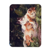 Magnet Flexible Chat avec Kittens Art (Vertical)
