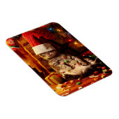 Magnet Flexible Chat avec prise sur la tête (Côté Droit)