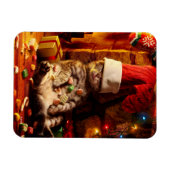 Magnet Flexible Chat avec prise sur la tête (Horizontal)